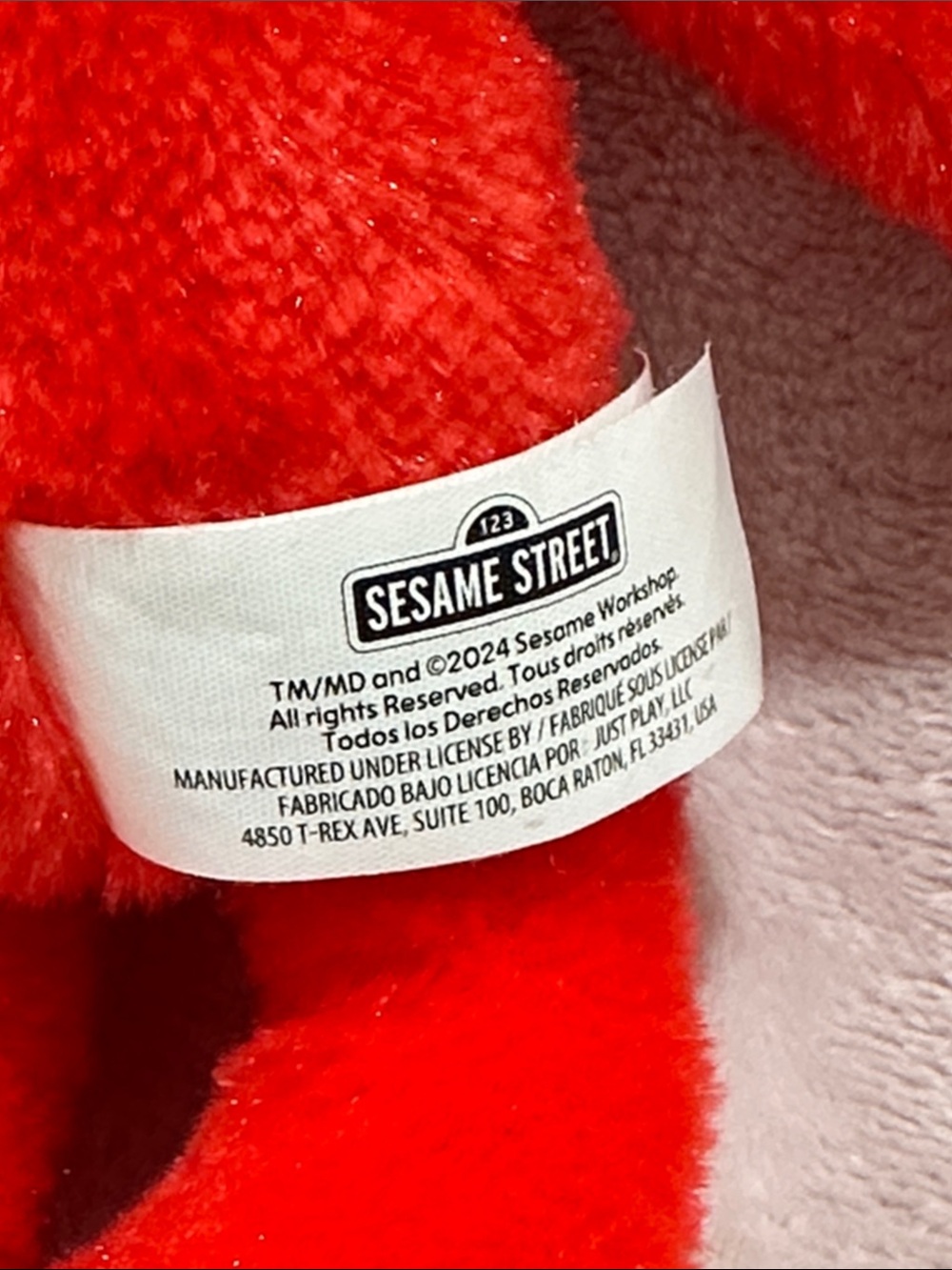 Sesame Street Elmo Plush 8 inches - Picture 4 of 4